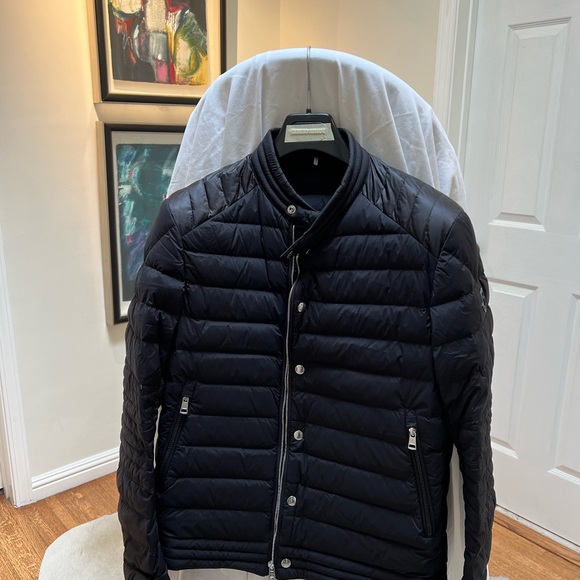 Moncler Black Quilted Jacket for Men - Picture 1 of 3
